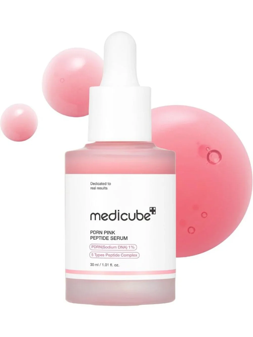 Pink Peptide Serum with Salmon DNA | Hydrating Glow Serum for Firm Skin & Even